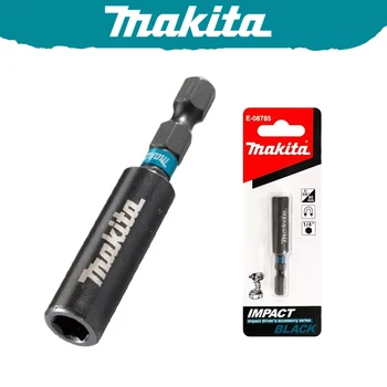 Makita E-08785 Schlagmagnetischer Verlängerungs-Bithalter, Schwarz, 60 mm/1/4 Zoll Sechskant, rostbeständig