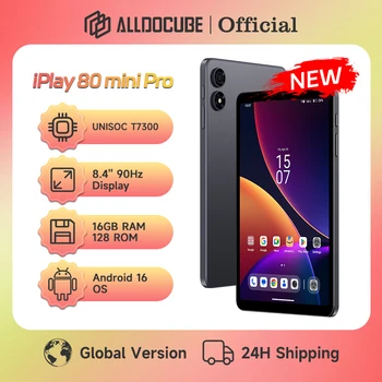 ALLDOCUBE iPlay 80 mini Pro Tablet 8,4'' 90Hz UNISOC T7300 16GB (8GB+8GB virtuell) RAM 128GB ROM Android 16