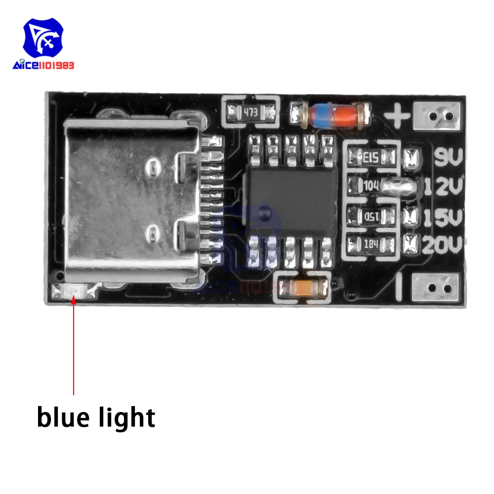 USB-C PD Trigger Board Modul PD/QC Decoy Board – Bild 4