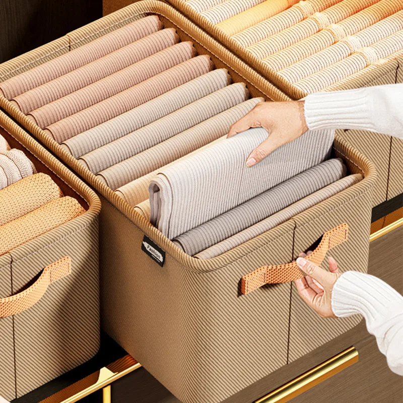 Verdicken Kleidung Organizer Hosen Pullover Lagerung Schränke – Bild 6