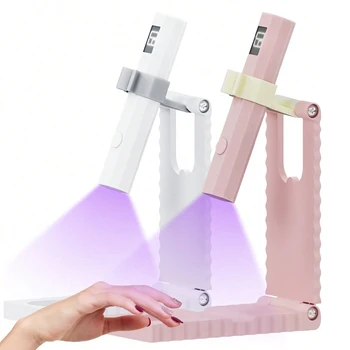 LINMANDA Miniküre Hand-UV-Licht für Gelnägel, tragbare UV-Nagellampe, wiederaufladbare LED-Nagellampe