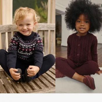 (Sendung innerhalb eines Tages verschickt) AS AW26 Strickkollektion für Mädchen, Jungen, passende