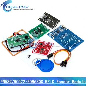 NFC-RFID-Modul RC522 MFRC-522 PN532 RDM6300 Kits S50 13,56 MHz 125 kHz 6 cm mit Tags SPI Write & Read