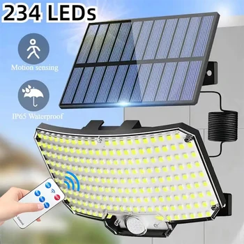 Solarleuchte für den Außenbereich, superhell, Bewegungsmelder, Solar, starke Leistung, LED-Gartenwandleuchte