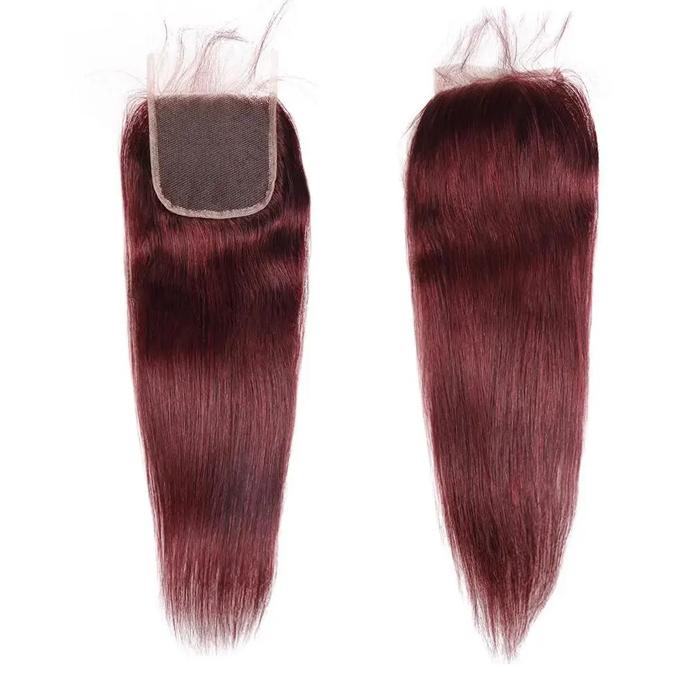 99J 13x6 Lace Frontal Only 4x4 Straight Lace Closure – Bild 4