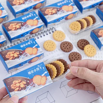 Niedlicher Kawaii kreativer Keks-Radiergummi, Keks-Gummi, Schulbedarf, Schreibwaren, Neuheit, schöner