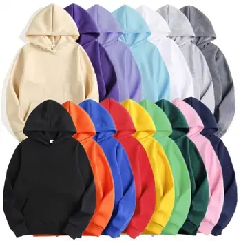 Mode männer frauen Hoodies Frühling Herbst Winter Casual Hoodies Sweatshirts Männer Tops Einfarbig Hoodie