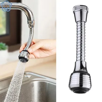 Küchenhelfer, 2 Modi, 360 drehbar, Bubbler, Hochdruck-Wasserhahn-Extender, wassersparend, für Badezimmer