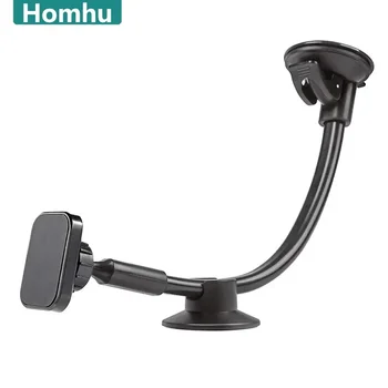 Universal Magnetische Telefon Halter Auto Lange Arm Windschutzscheibe Dashboard Magnet Auto Halter Mount Dock