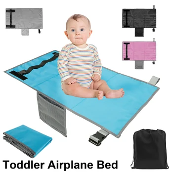 Kinder Reise Flugzeug Bett Tragbare Kinder Pedale Betten Fuß Bein Rest Hängematte Baby Fußstütze Bett