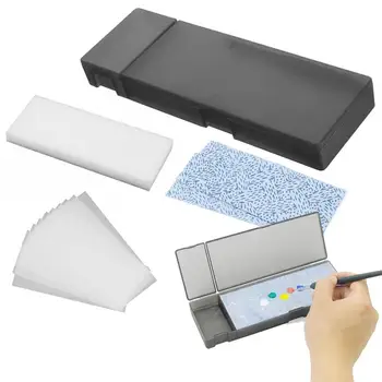Nasses Paletten-Set für Acrylmalerei, Modellfärbung, nasses Tablett, Farbzubehör, Farbhalter hält nass