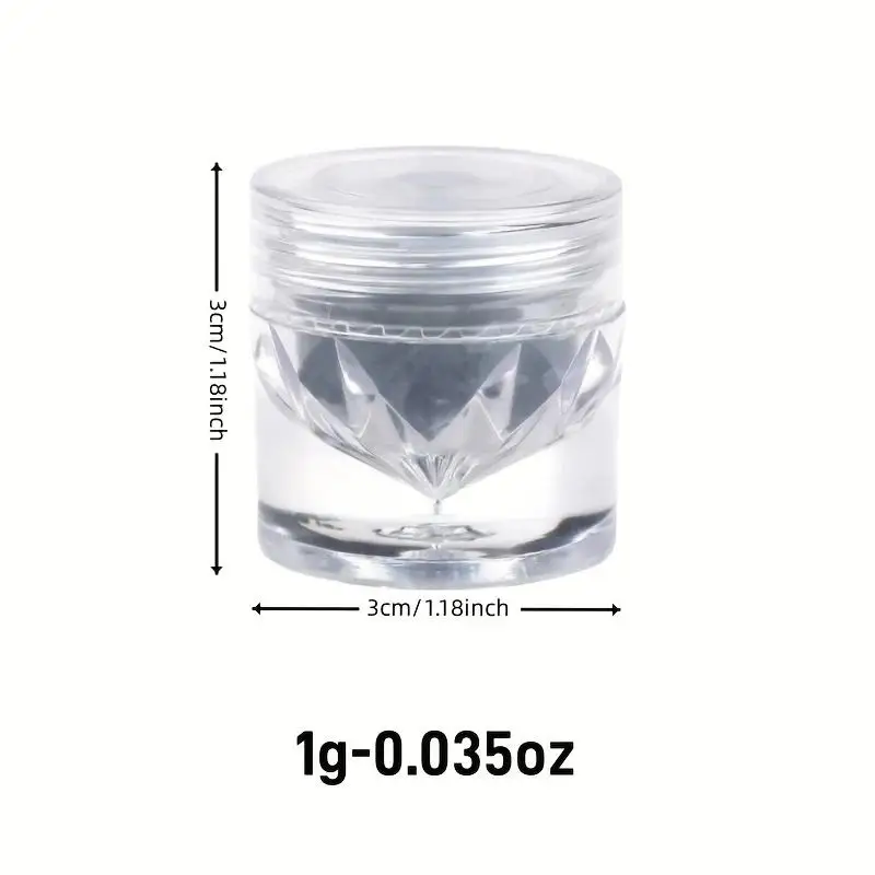 1pc Chrom Nagel Pulver Eis Transparent Aurora Hochglanz Perle – Bild 6