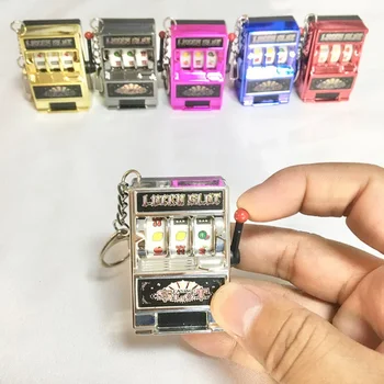 Einfache Mode Trend Schlüssel bund Spielzeug Obst Maschine Spiel automat Schlüssel bund personal isierte