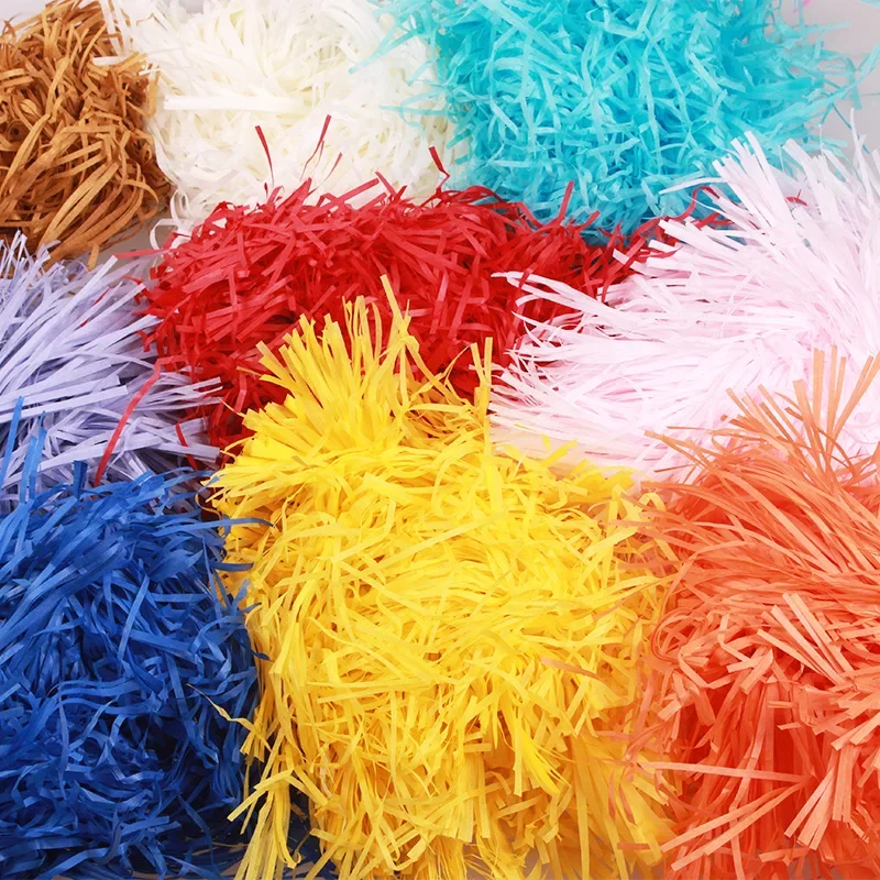 100–20 g mehrfarbiges Bastpapier, Schredder und Strähnen – Bild 5