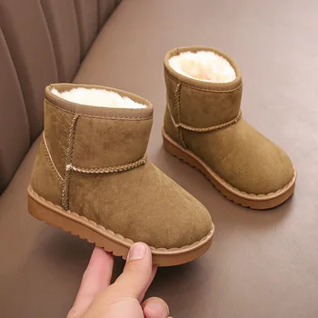 Kinder Schnee Stiefel Winter Nette Warme Mode Anti Slip Schuhe Kinder Jungen Mädchen Freizeit Dickes Fell
