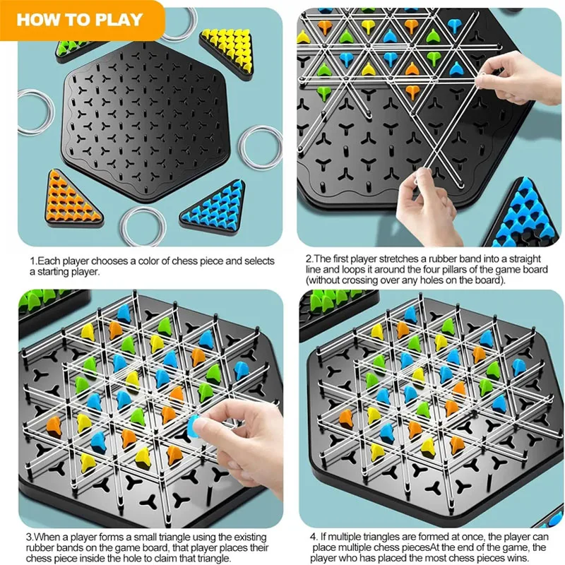 Triangle Chess Splendor Duel Brettspiel Strategiespiel für – Bild 6