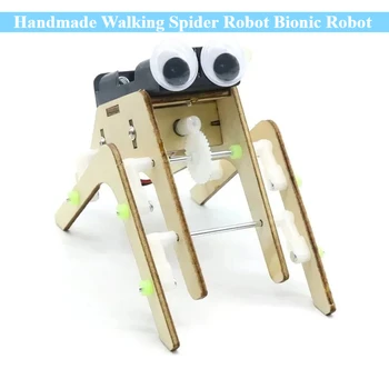 Handgemachte Walking Spider Robot Bionic Robot DIY Montieren Modell Wissenschaft Technologie Bildung