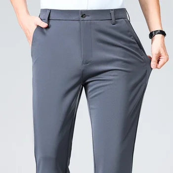Frühling Sommer Dünne Hosen Männer Formale Kleid Anzug Hosen Arbeits Hosen Qualität Business Casual Hosen