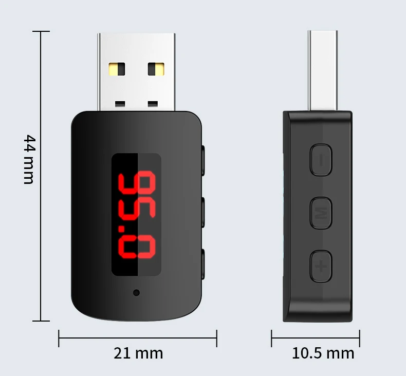 Bluetooth 5,4 Auto FM Sender Empfangen Mini USB – Bild 4