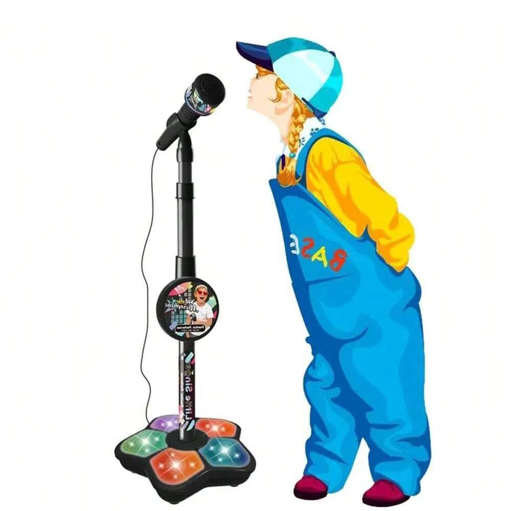 Kinder-Mikrofonständer-Spielzeug, tragbare elektronische – Bild 4