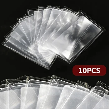 Lupen in Kreditkartenform, 3 x transparente Lupe, Vergrößerung, Fresnel-Linse aus Kunststoff (10 Stück)