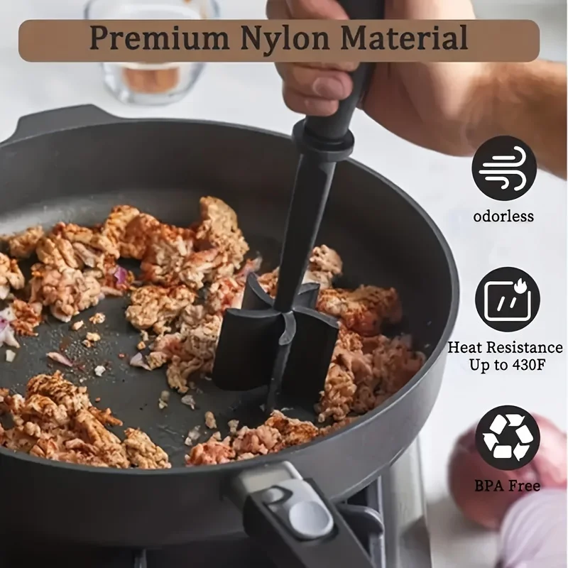 1pc Handheld Haushalt Küche Fleisch Chopper Mischen Reis – Bild 4