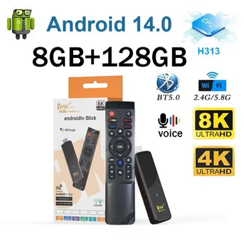 TV98 ATV X9 Smart TV Stick Android14 Allwinner H313 OTA 8GB 128GB Unterstützt 8K 4K Media Player 4G 5G Wifi6
