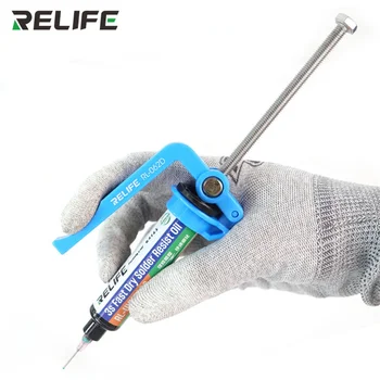 RELIFE RL-062D Manueller arbeitssparender Kleberverstärker für 5-10 cc Spritzen-Lötöl, hochfestes