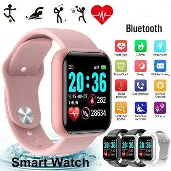 Smart Uhr Für Frauen Männer Armbanduhr Bluetooth Verbunden Telefon Player Musik Fitness Sport Armband Schlaf