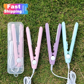 3-in-1-Haareisen, Glätteisen, Glättung, heißer Kamm, Mini-Profi-Haarglätter und Lockenstab, Styling-Werkzeuge