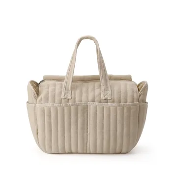 Solide Wickeltasche, modisch, wasserdicht, multifunktional, Wickeltasche für Babys, große, stilvolle Tasche