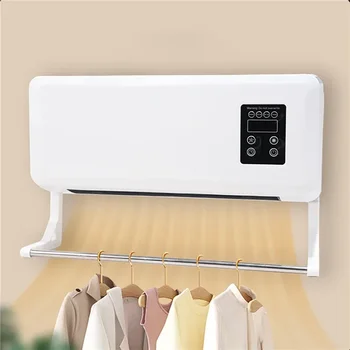 Tragbare, an der Wand montierte Split-Klimaanlage, Dual-Purpose-Heiz- und Kühlklimaanlage mit Fernbedienung