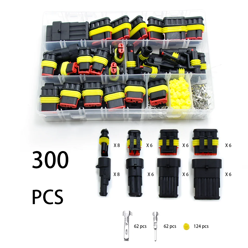 Wasserdichtes Steckverbinder-Set, Kfz-Kabel – Bild 5