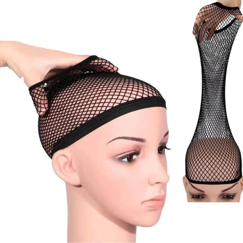 G&T Perücke, schwarzes Netz, Perückenkappennetz, geschlossenes Haarnetz, Liner-Webkappen für Damen, Herren