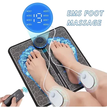 Fernbedienbare Wiederaufladbare EMS Fußmassagematte, Tragbare Elektrische EMS Muskelstimulations-Massagematte