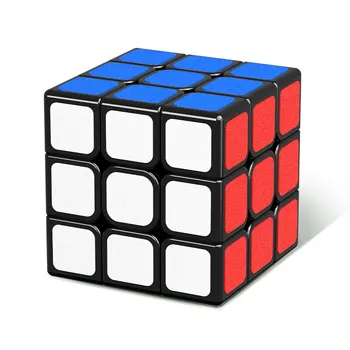 SENGSO Zauberwürfel 3x3 mattierte Textur Aufkleber Zauberwürfel Lernspielzeug Kinder Puzzle Spielzeug