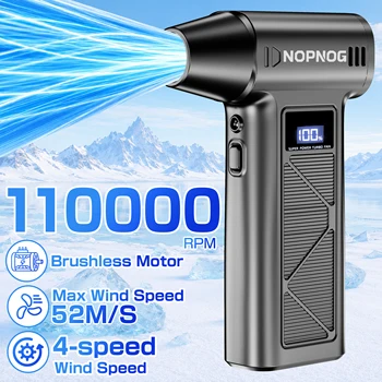 Turbo Fan Auto Jet Fan Reinigung Gebläse Werkzeug Typ-C Aufladen 130000 RPM 5 Outlet Düsen Blasen Schnee