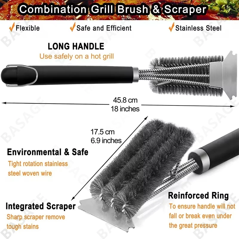 Sichere Grillbürste – borstenfreie Grillbürste – Bild 3