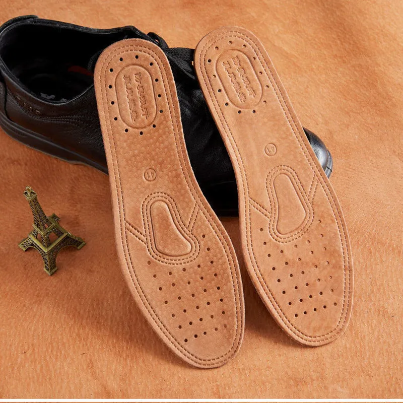 Einlegesohle aus echtem Rindsleder, Lederschuhe, Stiefel – Bild 5