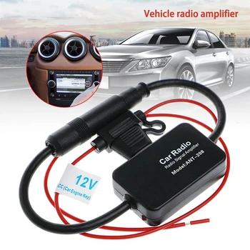 Auto Auto Radio FM Antenne Signal Booster Verstärker ANT-208 Enhancer Gerät Android Player Antenne Signal