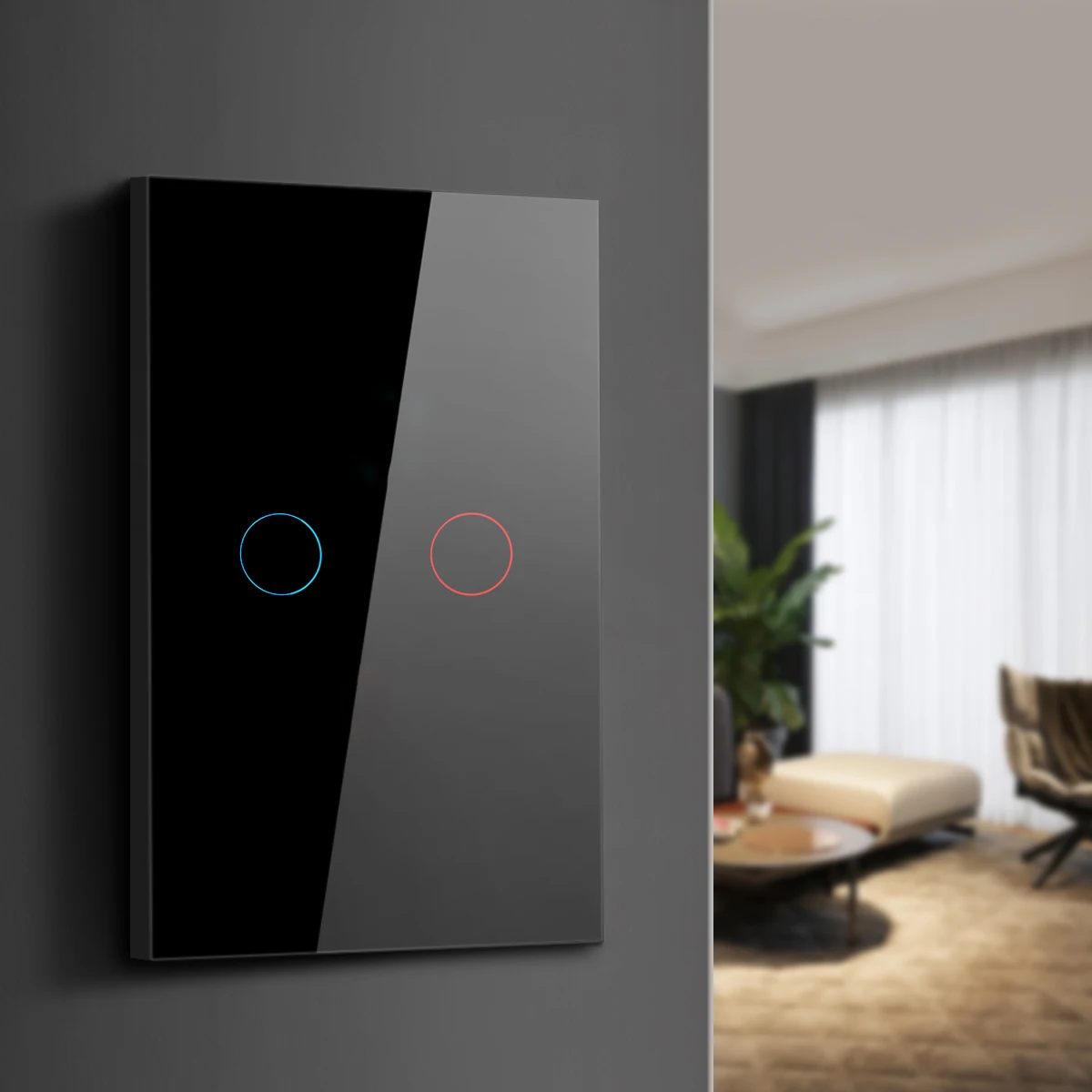 AC100-240 Touch Schalter Power Led Panel Wand Licht Schalter – Bild 5