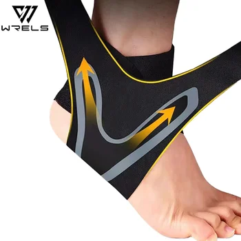 Knöchel Brace Unterstützung Kompression Hülse Atmungsaktive Lauf Fuß Bandage Fußball Radfahren Schutz Wrap