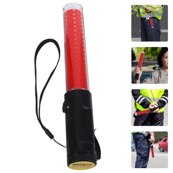 Verkehrsstab, Verkehrskontrollstab, LED-Warnlichtstab mit magnetischem Haken, Notlicht für Konzerte, Partys