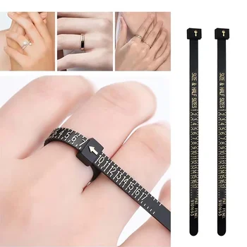 Wiederverwendbares Ringgrößenmessgerät, Messgerät für Fingergrößen, Werkzeug für Hochzeit, Schmuck