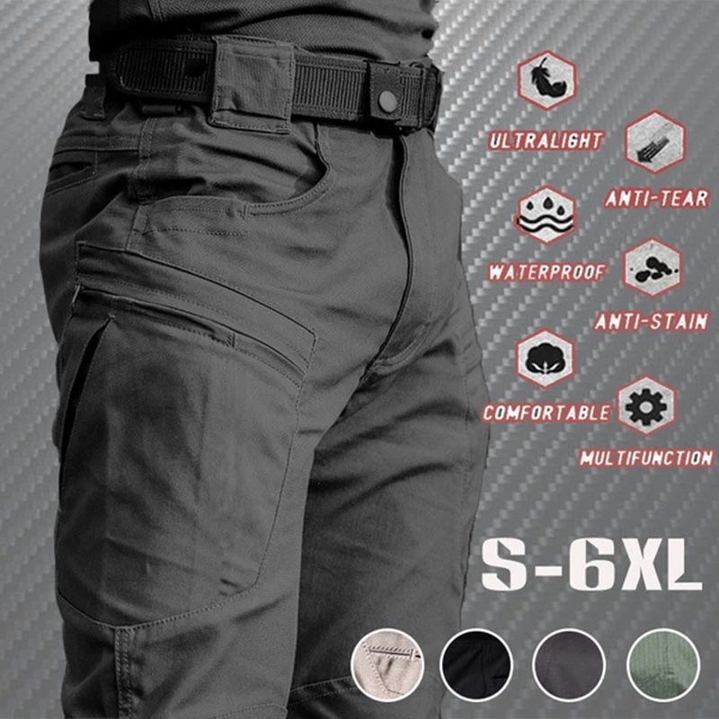 Herren Sommer Taktische Cargohose Leichte lässige – Bild 5