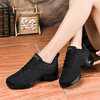 Tanzschuhe für Damen, atmungsaktive moderne Tanzschuhe, weiche Sohle, weiche Oberfläche