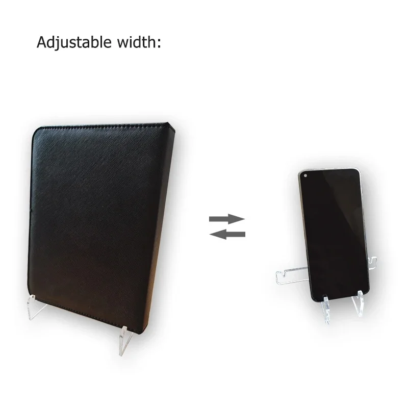 1pc/2pcs Acryl Transparent Buch Display-ständer Vertikale – Bild 4