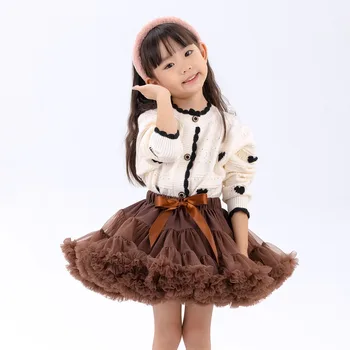 HEIßER Upgrade Mädchen Tüll Rock Baby Kinder Tutu Pettiskirt Rock Kinder Flauschigen Ballett Rock Party