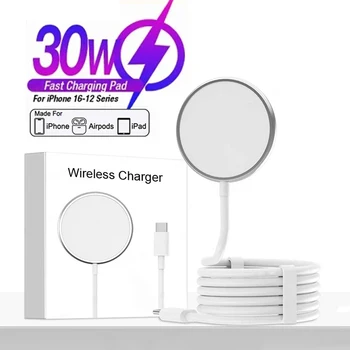 Apple Magsafe drahtloses Ladegerät für iPhone 16 15 14 13 12 11 Pro Max X XS XR 8 Plus Schnell ladung Typ C
