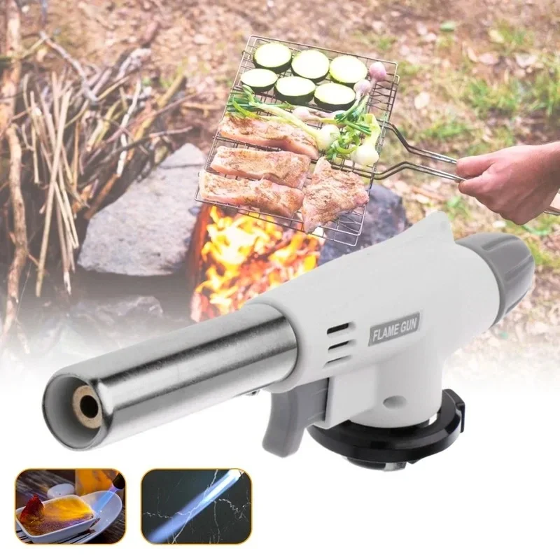 Camping Backen Grill Gas Fackel Schweißen Feuer Maker – Bild 2